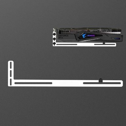 Obrázek 1stCool Podpěra GPU Hliníkový držák, bílá