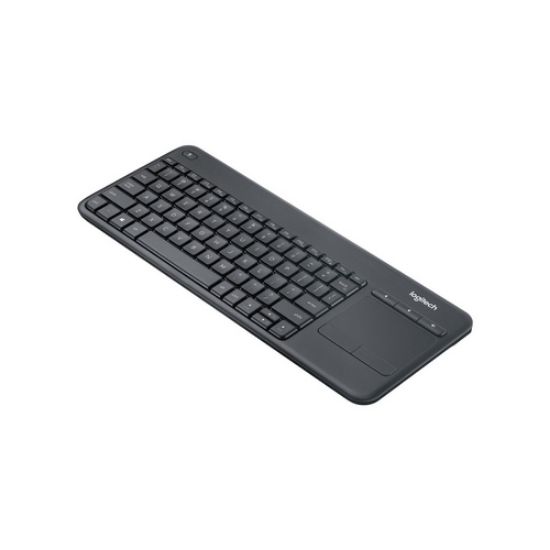 K400 Plus bezdrátová klávesnice s touchpadem CZ + SK