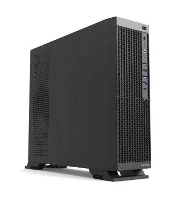 Obrázek 1stCOOL skříň COMPACT 2, Micro Tower, AU, USB 3.0, USB-C, CR, 1x 60mm Fan, černá