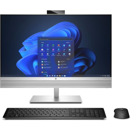 Obrázek HP AiO EliteOne 870G9 27 T QHD i7- 14700, 1 x 32 GB, 1 TBm.2, WiFi 6evPro+BT, wrls kl.a myš, MCR, noDVD, 240 Wpl…