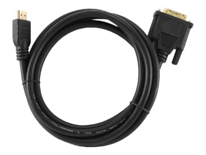 Obrázek GEMBIRD HDMI to DVI male-male cable with gold-plated connectors 0.5m