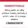 Dárkový poukaz webmario 500 CZK