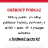 Dárkový poukaz webmario 2000 CZK