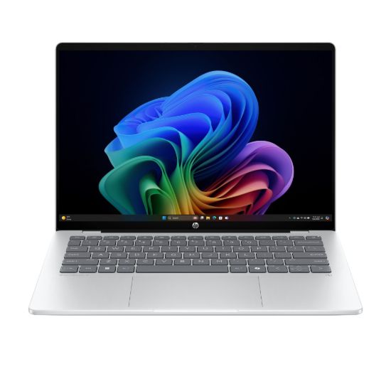 Obrázek NTB HP OmniBook 5 NG AI PC 14-he0002nc, 14" OLED 2K Touch, Snapdragon X Plus, 32GB, 1TB SSD, Win11, Silver, +3M GamePass