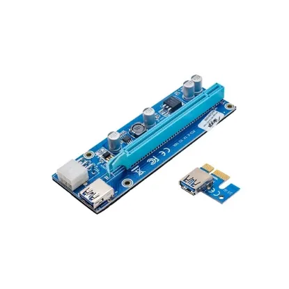 Picture of AKY Riser PCI-E 1x - 16x USB 3.0 6-pin SATA 009s
