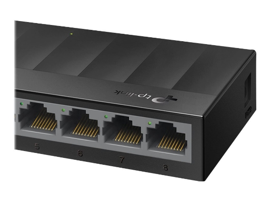 Obrázek TP-LINK LS1008G LiteWave 8x 10/100/1000 RJ45 Desktop Switch Fanless Plastic Case (P)