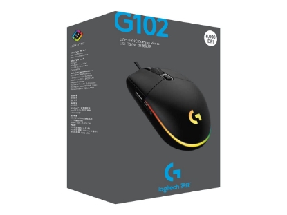 Obrázek LOGITECH G102 LIGHTSYNC - BLACK - EER