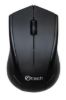 Obrázek C- TECH myš WLM- 07, bezdrátová, 1200DP I, 3 tlačítka, USB nano receiver, černá