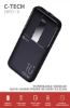 Obrázek C- TECH Powerbanka 10000mAh, Li- Pol, 22, 5 W, USB- C/ USB- A/ micro USB
