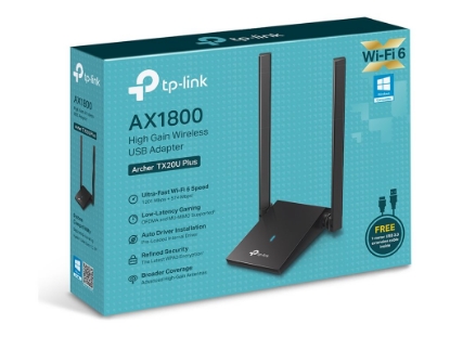 Obrázek TP-LINK AX1800 High Gain Dual Band Wi-Fi 6 USB Adapter