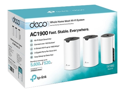 Obrázek TP-LINK AC1900 Whole Home Mesh Wi-Fi System 600Mbps at 2.4GHz + 1300Mbps at 5GHz 3x Internal Antennas 3x Gigabit Ports