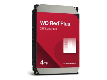 Obrázek WD Red Plus 4TB SATA 6Gb/s 3.5inch 258MB cache internal HDD Bulk