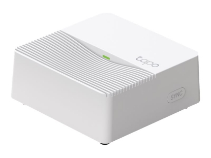 Obrázek TP-LINK Smart Hub 2.4GHz 868MHz 1x Ethernet Port 90dB Adjustable Audio Alarm 19 Ringtones Up to 64 Switches