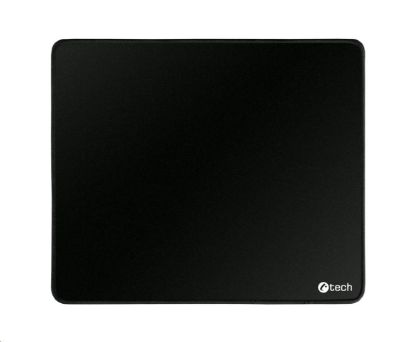 Obrázek C-TECH Podložka pod myš MP-01, černá, 320x270x4mm, obšité okraje