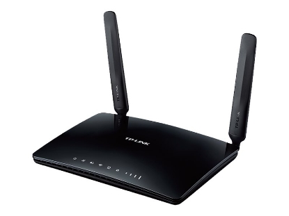 Obrázek TP-LINK TL-MR6400 4G LTE WiFi N300 Modem Router SIM slot 3xLAN 1xWAN/LAN 2x LTE external antenna