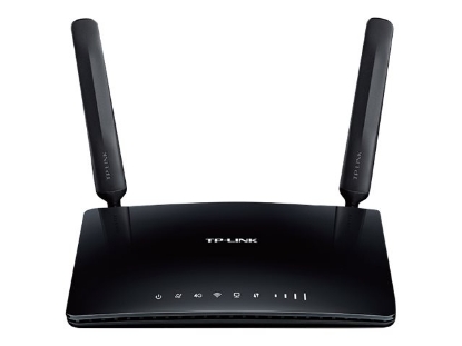 Obrázek TP-LINK TL-MR6400 4G LTE WiFi N300 Modem Router SIM slot 3xLAN 1xWAN/LAN 2x LTE external antenna