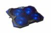 Obrázek C- TECH chladící podložka pod NTB Zefyros (GCP- 01B), casual gaming, 17, 3", modré podsvícení, regulace otáček