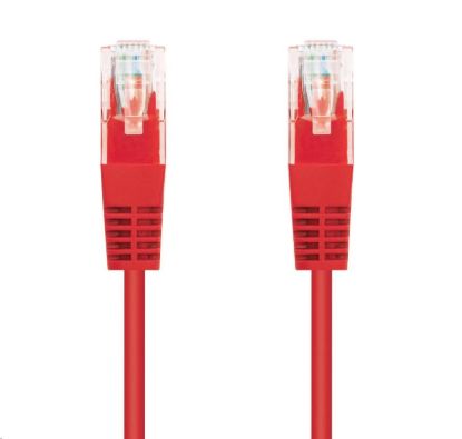 Obrázek C- TECH kabel patchcord Cat5e, UTP, červený, 0, 5m