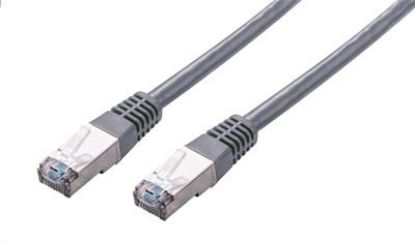 Obrázek C- TECH kabel patchcord Cat5e, FTP, šedý, 0, 5m
