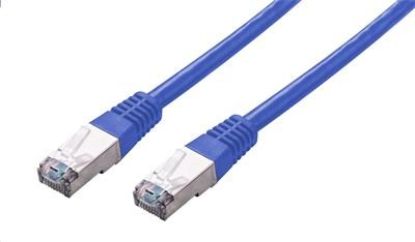 Obrázek C- TECH kabel patchcord Cat5e, FTP, modrý, 2m