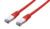 Obrázek C- TECH kabel patchcord Cat5e, FTP, červený, 0, 25m