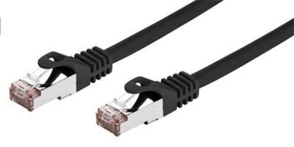 Obrázek C- TECH kabel patchcord Cat6, FTP, černý, 0, 25m