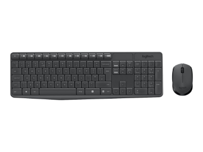 Obrázek LOGITECH MK235 Wireless Keyboard and Mouse GREY (CZE)