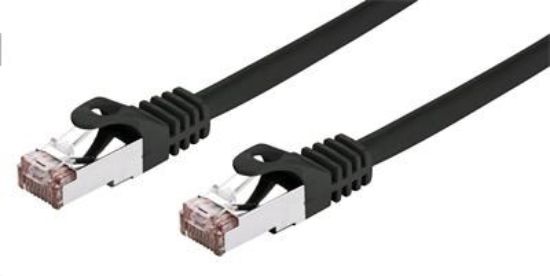Obrázek C-TECH kabel patchcord Cat6, FTP, černý, 2m