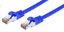 Obrázek C-TECH kabel patchcord Cat6, FTP, modrý, 0,5m