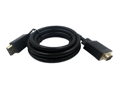 Obrázek GEMBIRD CCP-DPM-VGAM-6 DisplayPort to VGA adapter cable Black 1.8m