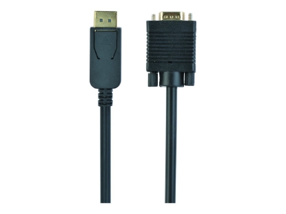 Obrázek GEMBIRD CCP-DPM-VGAM-6 DisplayPort to VGA adapter cable Black 1.8m