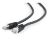 Obrázek GEMBIRD PP6A-LSZHCU-BK-0.25M patchcord RJ45 cat.6A SFTP LSZH 0.25m black