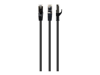 Obrázek GEMBIRD PP6A-LSZHCU-BK-0.25M patchcord RJ45 cat.6A SFTP LSZH 0.25m black