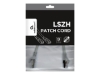 Obrázek GEMBIRD PP6A-LSZHCU-0.25M patchcord RJ45 cat.6A SFTP LSZH 0.25m gray