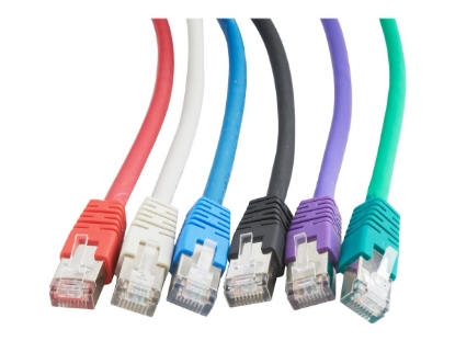 Obrázek GEMBIRD PP6A-LSZHCU-0.25M patchcord RJ45 cat.6A SFTP LSZH 0.25m gray