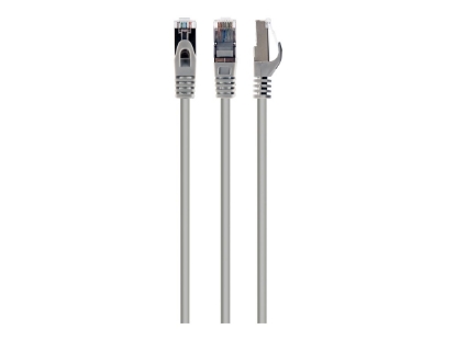 Obrázek GEMBIRD PP6A-LSZHCU-0.25M patchcord RJ45 cat.6A SFTP LSZH 0.25m gray