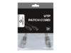 Obrázek GEMBIRD PP12-0.25M patchcord RJ45 cat.5e UTP 0.25m gray