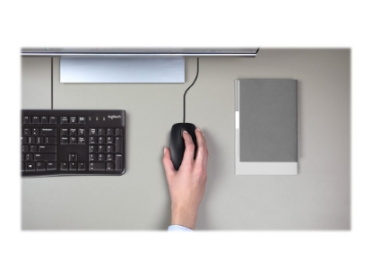 Obrázek LOGITECH B110 Silent Mouse right and left-handed optical 3 buttons wired USB