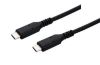 Obrázek C- TECH kabel USB 4.0, Type- C (CM/ CM), PD 100 W, 40Gbps, 0, 5m, černý