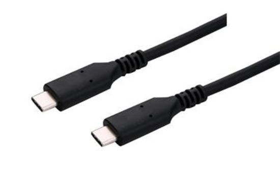 Obrázek C-TECH kabel USB 4.0, Type-C (CM/CM), PD 100W, 40Gbps, 1m, černý