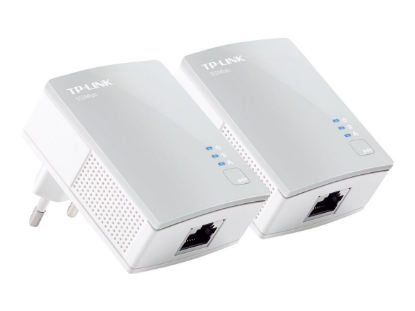 Obrázek TP-LINK AV500 Nano Powerline Ethernet Adapter Kit. Ultra Compact Size. 500Mbps Powerline Datarate. 100Mbps Fast Ethernet. HomePlug