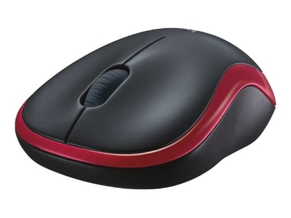 Obrázek LOGITECH M185 Mouse optical wireless 2.4 GHz USB wireless receiver red
