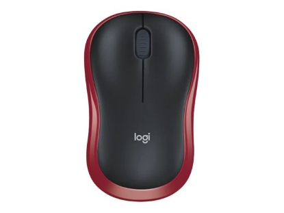 Obrázek LOGITECH M185 Mouse optical wireless 2.4 GHz USB wireless receiver red