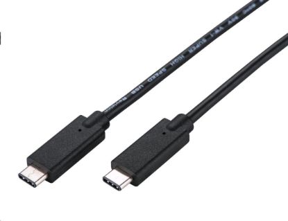 Obrázek C- TECH kabel USB 3.2, Type- C (CM/ CM), PD 100W, 20Gbps, 1m, černý