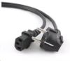 Obrázek C- TECH kabel síťový 1, 8m 220/ 230V napájecí, VDE