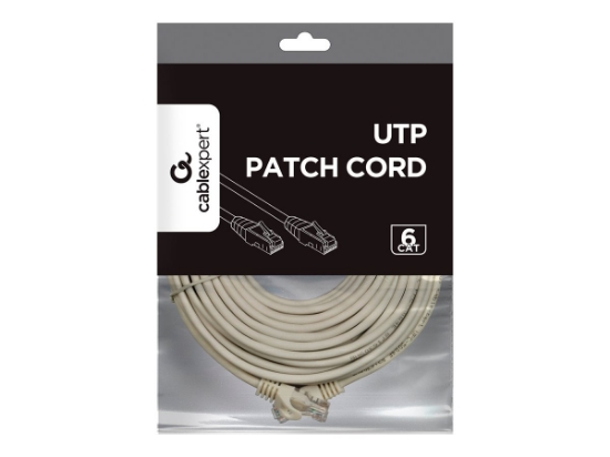 Obrázek GEMBIRD PP6U-20M UTP Cat6 Patch cord gray 20m