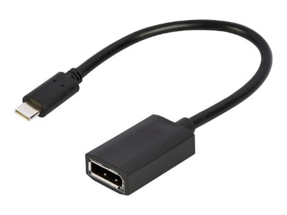 Obrázek GEMBIRD USB Type-C to DisplayPort adapter cable 4K 15cm black