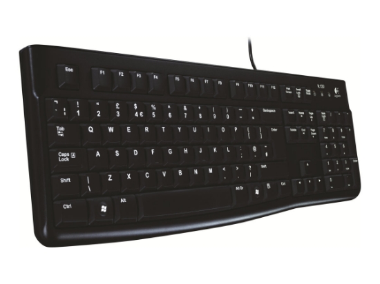 Obrázek LOGITECH K120 Corded Keyboard black USB CZE-SKY QWERTZ