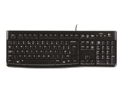 Obrázek LOGITECH K120 Corded Keyboard black USB CZE-SKY QWERTZ
