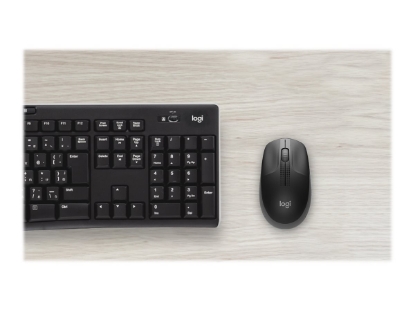 Obrázek LOGITECH M190 Mouse optical 3 buttons wireless USB wireless receiver charcoal